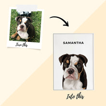 Load image into Gallery viewer, Pet Portrait - Framed Print (1 Pet)