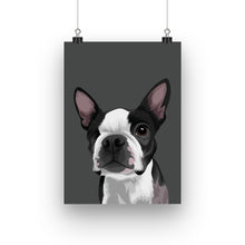 Load image into Gallery viewer, Pet Portrait - Printed Poster (1 Pet)