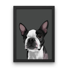 Load image into Gallery viewer, Pet Portrait - Framed Print (1 Pet)